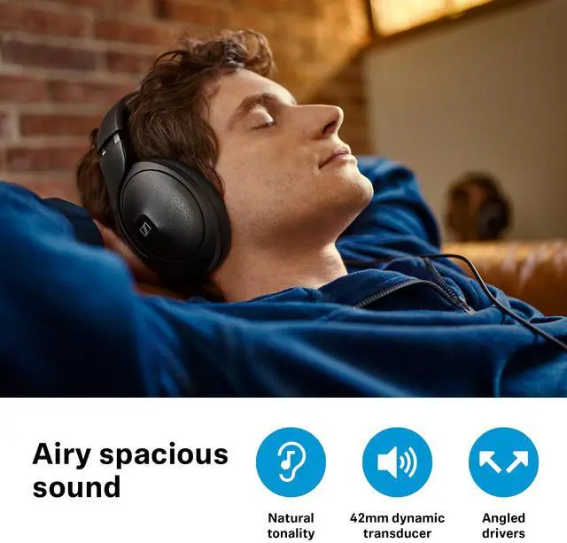 Alt view image 5 of 5 - Sennheiser HD 620S - Audiophile Closed-Back Wired Headphones - Premium Stereo Sound with Speaker-Like Spatial Imaging and Optimized Surround for Immersive Listening, Black