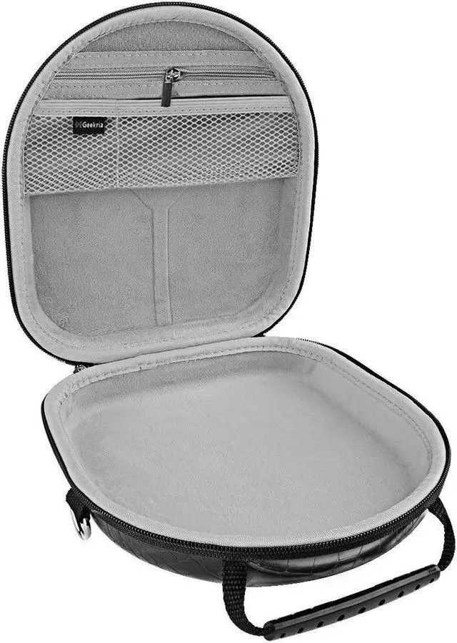 Alt view image 2 of 5 - Geekria Shield Headphones Case Compatible with Sony WH-XB920N/XB900N/1000XM5/1000XM4, Replacement Hard Shell Travel Carrying Bag with Cable Storage (Black)