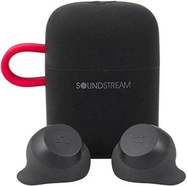 Alt view image 3 of 5 - Epsilon Soundstream h2GO True Wireless Earbuds with Charging Pad HEQC-BK - Black