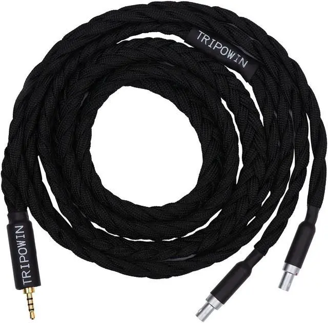 Main image of Linsoul Tripowin GranVia Upgraded OFC High Purity Headphone Audio Replacement Cable, HD800 Headphone Connector to 2.5mm TRRS Stereo Headphone Cable,for HD800/HD800S/HD820/HD8XX(4.92ft)