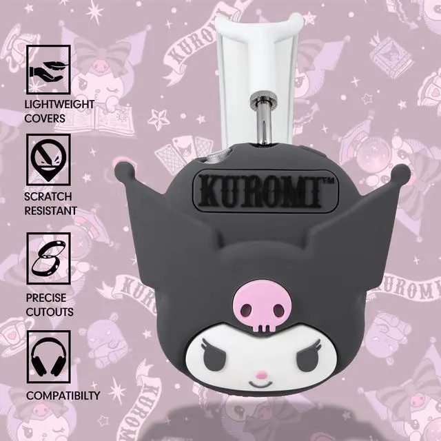 Alt view image 2 of 5 - Sonix x Sanrio Protective Case Cover for AirPods Max Headphones | Silicone Cover Case | Kuromi