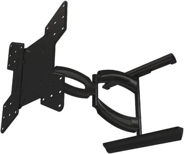 Alt view image 2 of 5 - Crimson A55V Articulating Mount for 32" to 55"+ Flat Panel Screens, Black, 150lb (68kg) Weight Capacity, Depth from Wall 3.5" (89mm), Max Extension 27" (685.8mm), Tilt +15deg/-5deg, Pivot 90deg