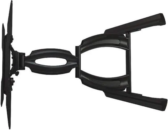 Alt view image 3 of 5 - Crimson A55V Articulating Mount for 32" to 55"+ Flat Panel Screens, Black, 150lb (68kg) Weight Capacity, Depth from Wall 3.5" (89mm), Max Extension 27" (685.8mm), Tilt +15deg/-5deg, Pivot 90deg