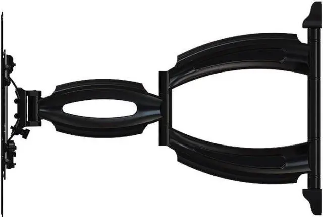 Alt view image 5 of 5 - Crimson A55V Articulating Mount for 32" to 55"+ Flat Panel Screens, Black, 150lb (68kg) Weight Capacity, Depth from Wall 3.5" (89mm), Max Extension 27" (685.8mm), Tilt +15deg/-5deg, Pivot 90deg