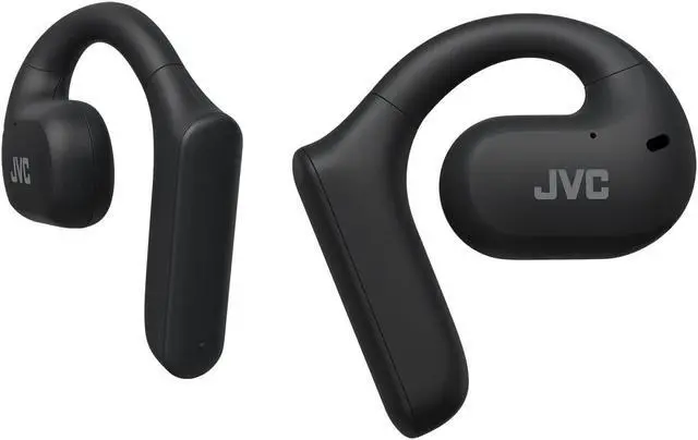 Main image of JVC Nearphones Open Ear True Wireless Headphones with 16mm Large Drivers for Powerful Sound, Single Ear use, and Long Battery Life (up to 17 Hours) - HANP35TW (Black)