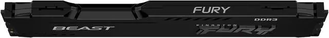 Alt view image 4 of 5 - Kingston Fury Beast Black 8 GB 1866 MHz DDR3 CL10 Desktop Memory Single Module KF318C10BB/8