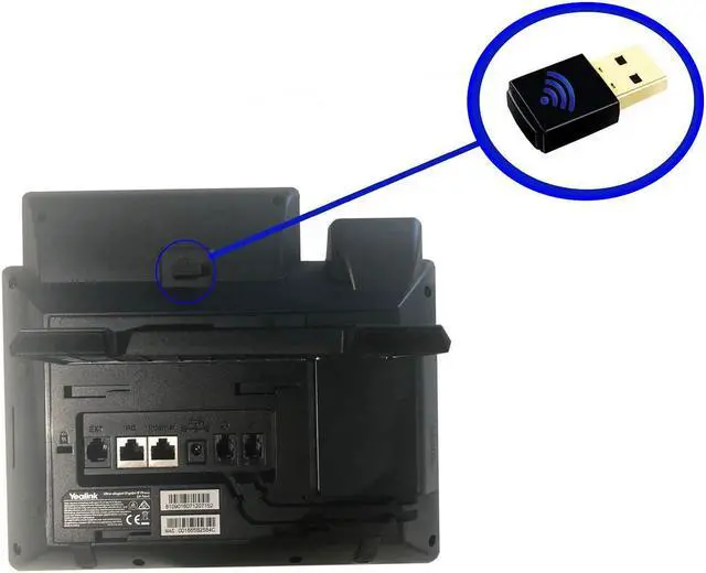 Alt view image 3 of 5 - 6PACK Supports Y/L Wi-Fi USB Dongle and IP Phones T27G,T29G,T46G,T48G,T46S,T48S,T52S,T54S