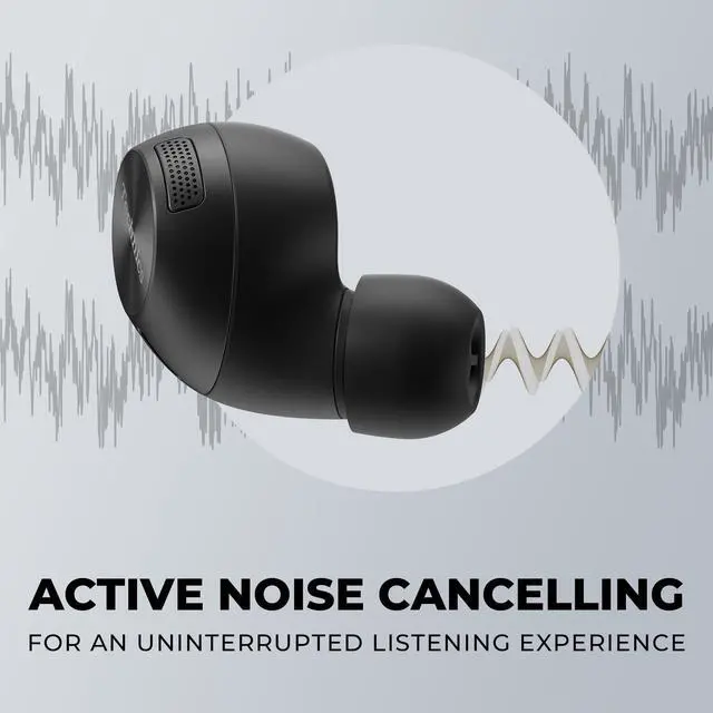 Alt view image 3 of 5 - Technics HiFi True Wireless Multipoint Bluetooth Earbuds II, Active Noise Cancelling, 3 Device MultiPoint Connectivity, Impressive Call Quality, LDAC Compatible, EAH-AZ40M2-K (Black)