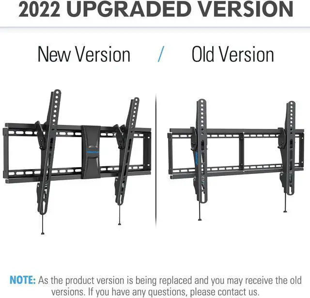 Alt view image 3 of 5 - MOUNTUP Tilting TV Wall Mount for 37-70 Inches TVs & Full Motion TV Mount for 26-55 Inches TVs Bundle