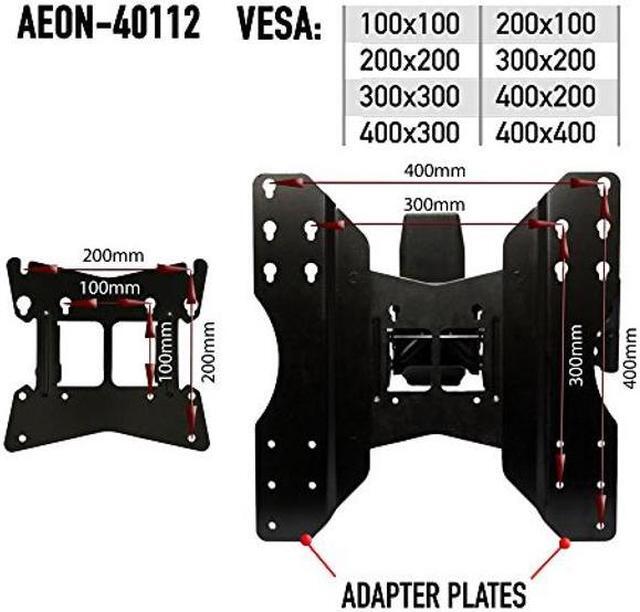 Alt view image 4 of 5 - Aeon Stands and Mounts Full Motion Wall Mount with 29-Inch Extension for 32 to 65-Inch TV