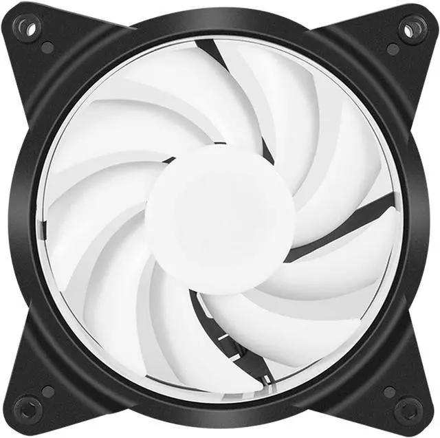 Alt view image 4 of 5 - upHere 5V 3-Pack 120mm Silent PWM Intelligent Control 5V Addressable RGB Fan Motherboard Sync, Adjustable Colorful Fans with Controller T7SYC7-3