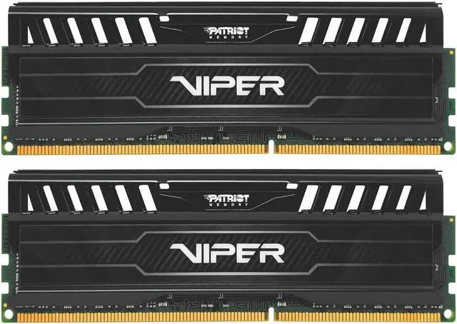 Main image of Patriot Viper 3 DDR3 RAM 16GB (2X8GB) 1600MHz CL9 1.5v UDIMM Desktop Gaming Memory Kit Compatible with XMP - PV316G160C9K