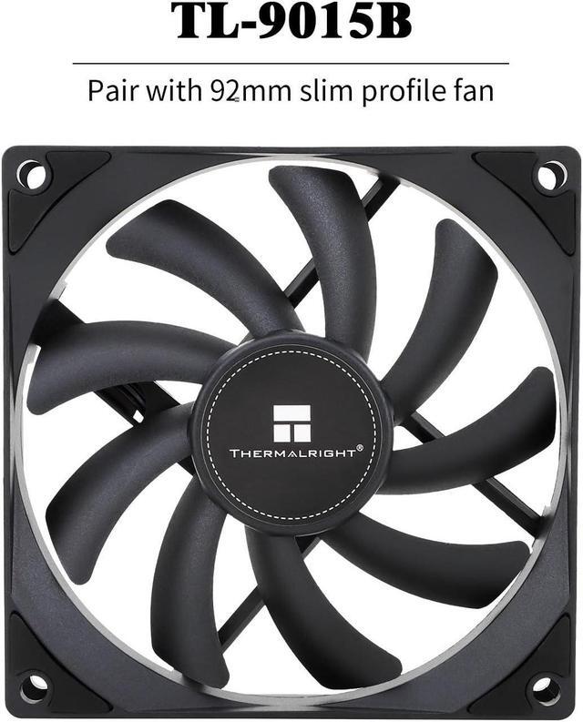 Alt view image 5 of 5 - Thermalright AXP90 X36 Black Low Profile CPU Cooler, with 92mm TL-9015B Slim PWM Fan, ITX CPU Cooler, AGHP Technology, 36mm Height,for AMD AM4 AM5/Intel 1150/1151/1155/1851/1200/1700(AXP90 X36 Black)