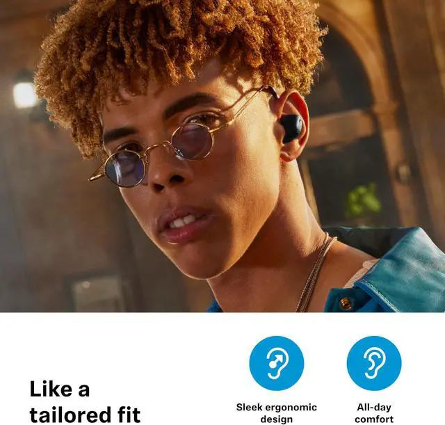 Alt view image 2 of 5 - Sennheiser ACCENTUM True Wireless Earbuds - Crystal-Clear Sound with Hybrid ANC, Ergonomic Design, 28-Hour Battery Life, Touch Interface and Dual Mic Call Quality, Black