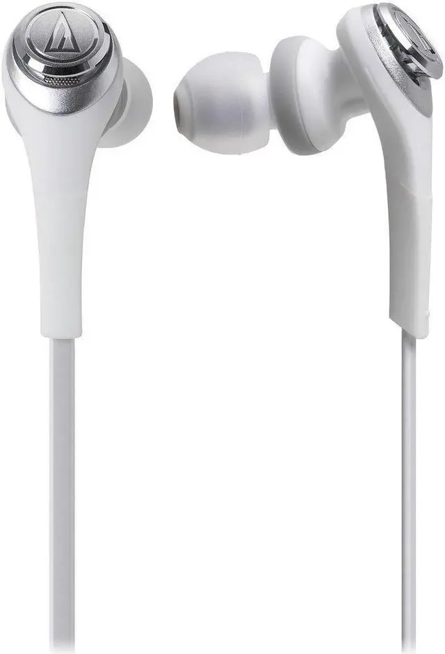 Alt view image 2 of 3 - Audio-Technica ATH-CKS550BTWH Solid Bass Bluetooth Wireless In-Ear Headphones with Mic & Control, White