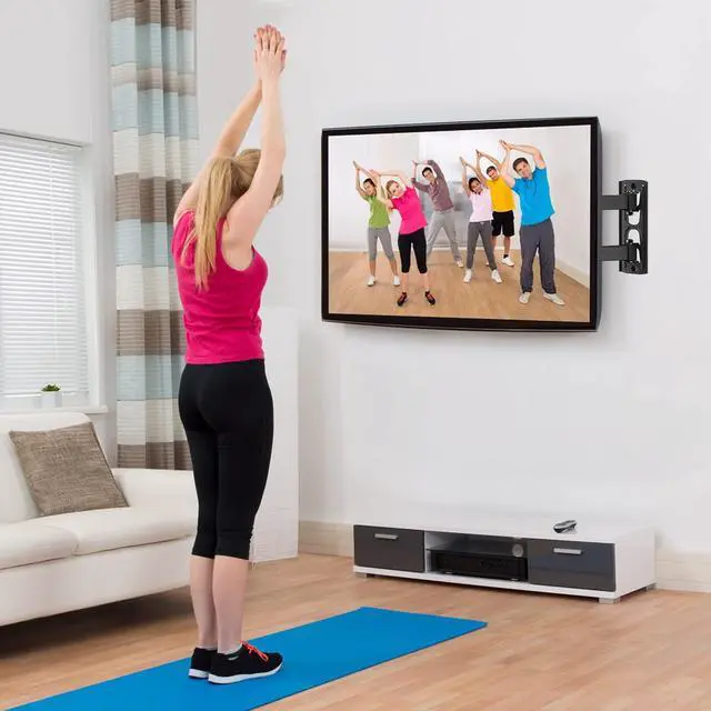 Alt view image 4 of 5 - MOUNTUP Single Stud TV Wall Mount and Tilting TV Wall Mount Bundle
