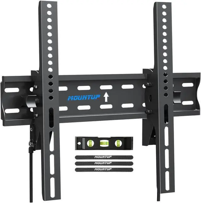 Alt view image 5 of 5 - MOUNTUP Single Stud TV Wall Mount and Tilting TV Wall Mount Bundle