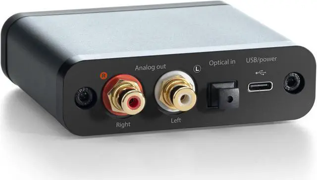 Alt view image 2 of 5 - Audioengine D1 32-bit Desktop DAC and Headphone Amp, Preamp, Laptop, Amplifier, Gamers and Musicians
