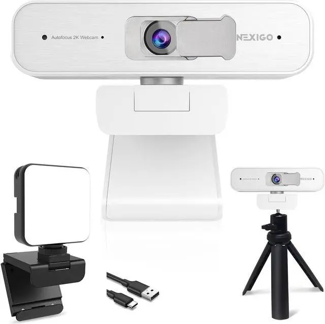 Smart Ring NexiGo 60FPS AutoFocus 1080P Webcam With Dual