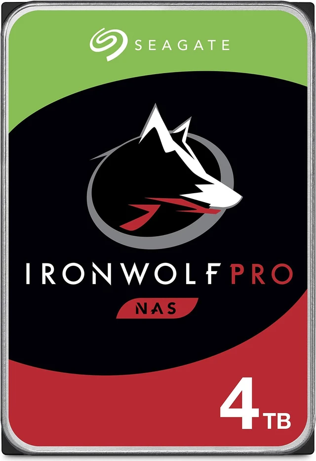 Main image of Seagate IronWolf Pro 4TB NAS Internal Hard Drive HDD - 3.5 Inch SATA 6Gb/s 7200 RPM 128MB Cache for RAID Network Attached Storage, Data Recovery Service - Frustration Free Packaging (ST4000NEZ01)