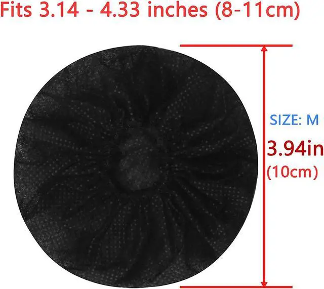 Alt view image 3 of 5 - Geekria 500 Pairs Disposable Headphones Ear Cover for Over-Ear Headset, MRI Headset Earcup, Stretchable Sanitary Ear Pads Cover, Hygienic Ear Cushion Protector (M/Black)