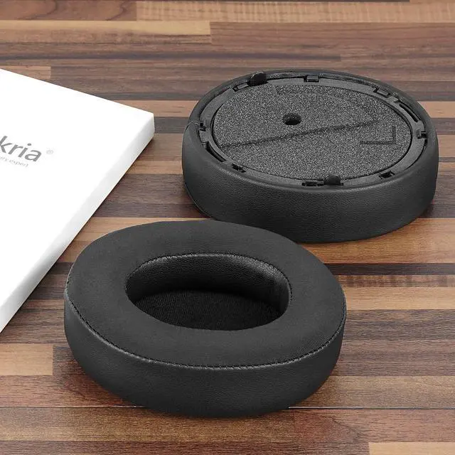 Alt view image 4 of 5 - Geekria Sport Cooling-Gel Replacement Ear Pads for Turtle Beach Stealth Pro Headphones, Ear Cushions, Repair Parts (Black)