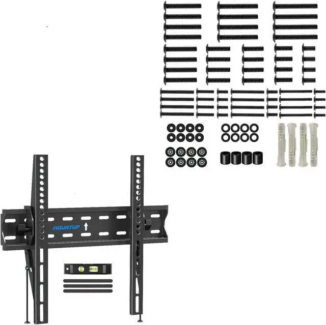 Main image of MOUNTUP Tilting TV Wall Mount for 26-55 Inch TVs & TV Mounting Hardware Kit