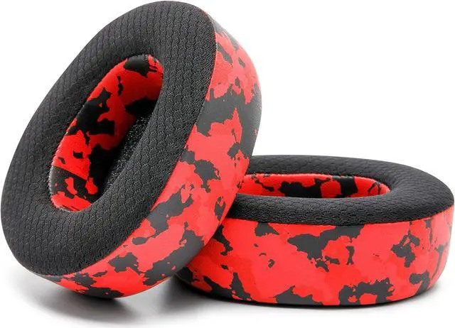 Alt view image 5 of 5 - WC Freeze Nova Pro Wireless - Cooling Gel Earpads for Arctis Nova Pro Wireless ONLY (Doesnt Fit Other Models), Made by Wicked Cushions, Improved Durability, Thickness & Sound Isolation | Red Camo
