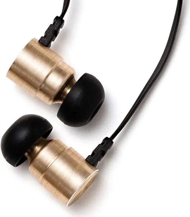 Main image of Symphonized MTL Earbuds Dual Driver Heavy Bass Premium in-Ear Noise-isolating Headphones, Earphones with Mic (Gold)