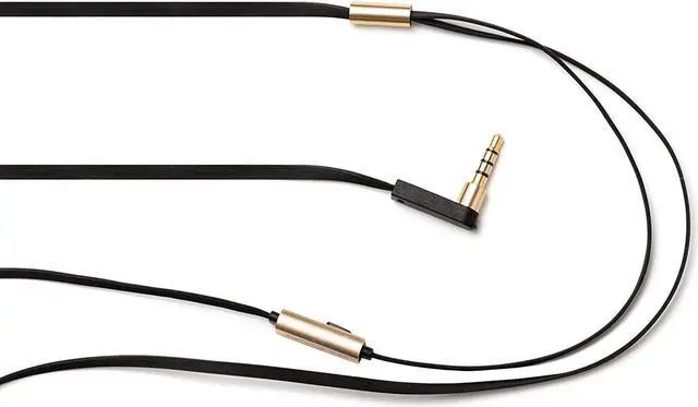 Alt view image 4 of 5 - Symphonized MTL Earbuds Dual Driver Heavy Bass Premium in-Ear Noise-isolating Headphones, Earphones with Mic (Gold)