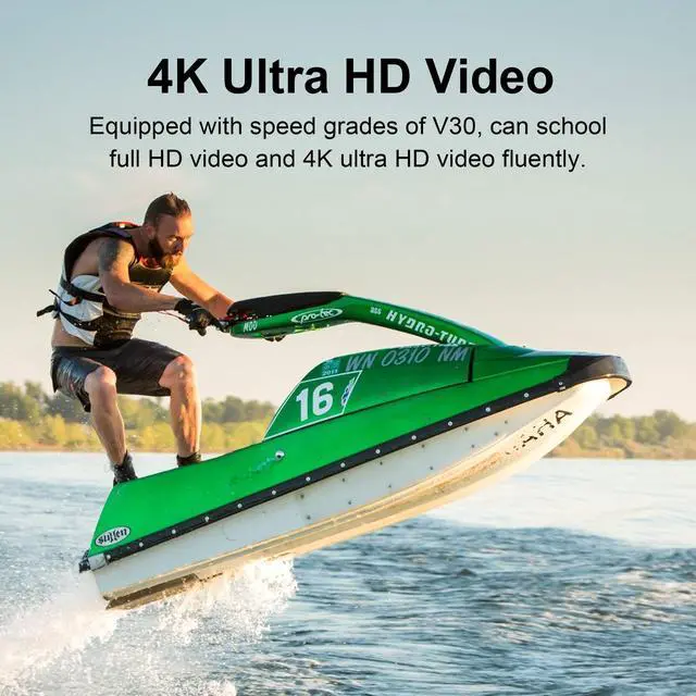 Alt view image 3 of 5 - LaView 64GB Micro SD Card 3 Pack, Micro SDXC UHS-I Memory Card - 95MB/s,633X,U3,C10, Full HD Video V30, A1, FAT32, High Speed Flash TF Card P500 for Computer with Adapter/Phone/Tablet/PC