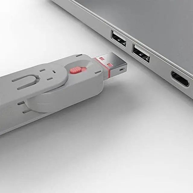 Alt view image 5 of 5 - Lindy USB Port Blocker - Pack of 4, Red (40450)