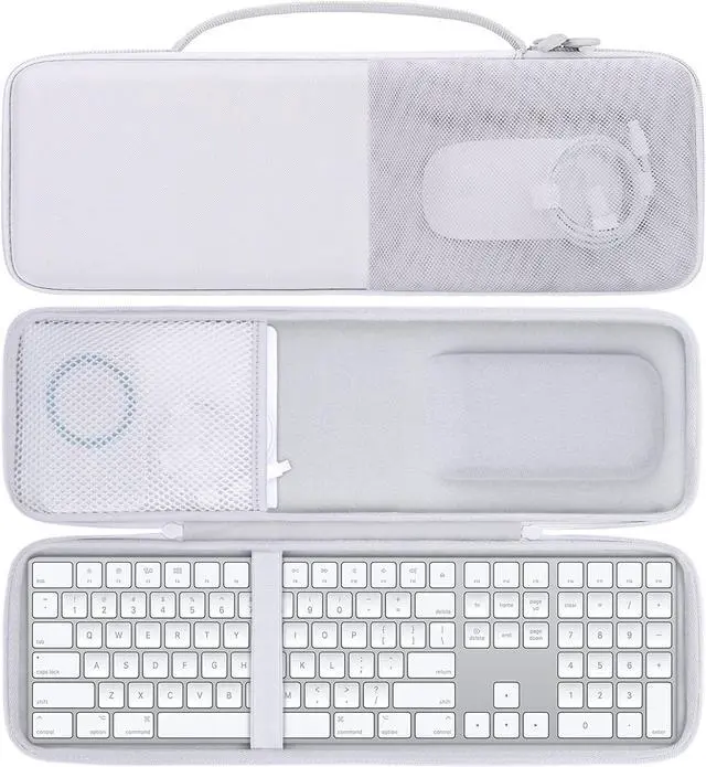 Main image of Aenllosi Hard Carrying Case for Apple Magic Keyboard with Numeric Keypad, Mouse and Trackpad