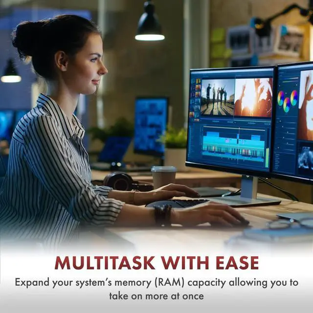 Alt view image 4 of 5 - A-Tech 8GB DDR4 2666 MHz UDIMM PC4-21300 (PC4-2666V) CL19 DIMM Non-ECC Desktop RAM Memory Module