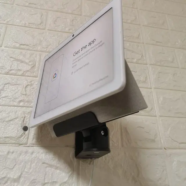 Main image of ATOPCAENRT Wall Mount for Google Nest Hub Max, Wall Mount Bracket, Space-Saving Design for Home, Office, Kitchen, Bedroom, Compatible with Google Nest Hub Max 10" Display, Adjustable Viewing Angles