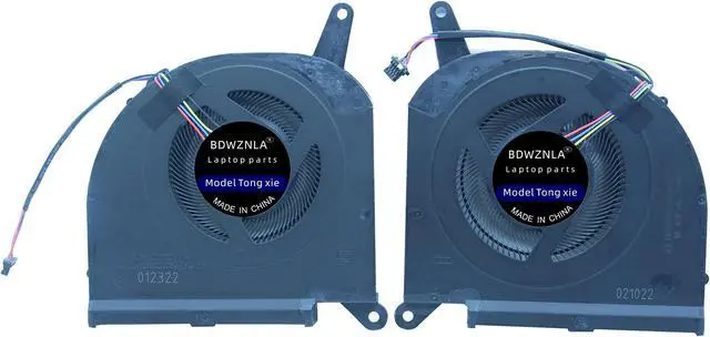 Main image of BDWZNLA New CPU + GPU Cooling Fan for Gigabyte Aorus 15G 15P RX7P RX7G 2021 RTX30 17G XB XC GIGABYTE AERO 15 OLED XB XD RP75SA Aero 17 XA FNGT FNGS DFSCK22D05883Q DFSCM22716392Q DC12V 1A10mm Thick)