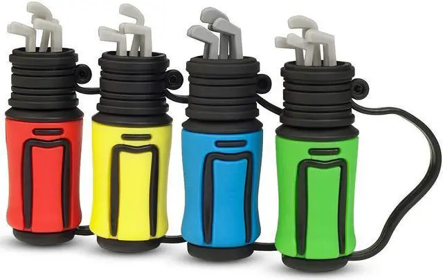 Main image of 32GB USB Flash Drive 4 Pack Cute Golf Clubs Model Thumb Drives USB Data Storage Memory Stick