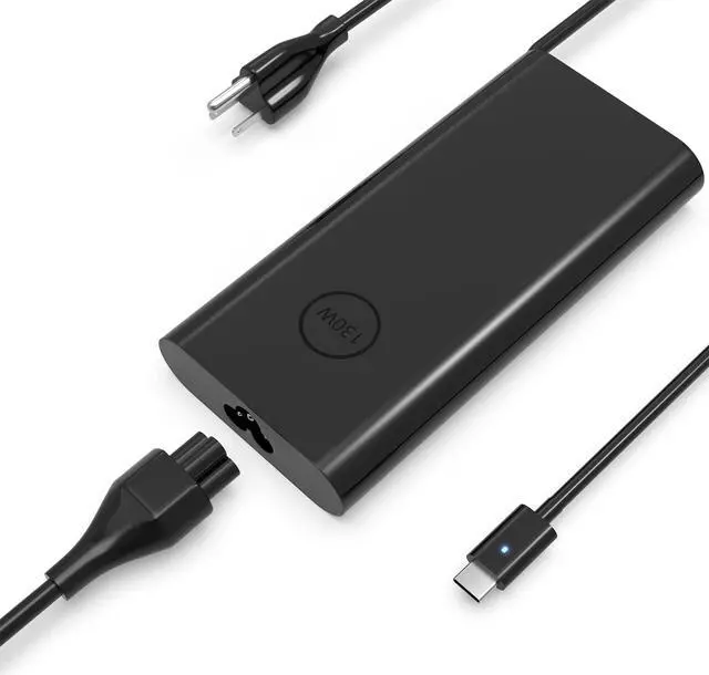 Main image of GERVGHS 130W USB C Laptop Charger Compatible with Dell Precision 3590 3490 5490 5480 5690 3591 5480 5680 5470 5550 5560 5530 5570 5750 5760 Type C Power Cord