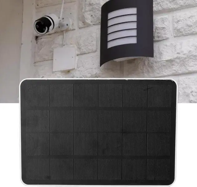 Alt view image 4 of 5 - Solar Panel for Security Camera, 4W 5V Waterproof Solar Power Supply for Surveillance Camera, Solar Charger for for for for Blink