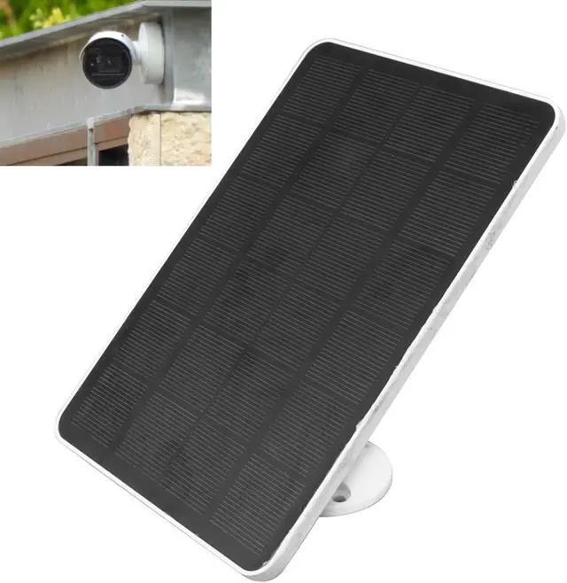 Alt view image 5 of 5 - Solar Panel for Security Camera, 4W 5V Waterproof Solar Power Supply for Surveillance Camera, Solar Charger for for for for Blink