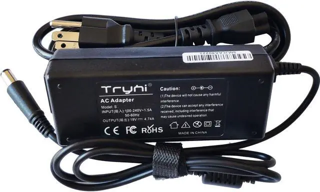 Alt view image 3 of 5 - Charger AC Power Adapter for HP All-in-One Desktop 20-b 20-b010 20-e010 20-f230 20-K 20-K014US 20-R 21-h 21-h000 21-h116 22-a 22-a153la 22-3000ur 23-r 23-r000 23-r052cn 23-r259cn Power Cord Supply