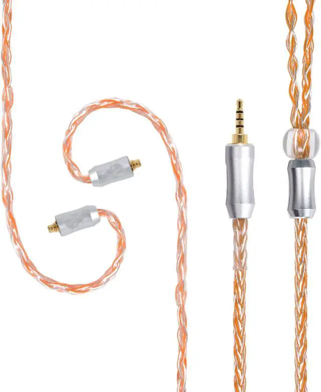 Main image of FEDAI Single Crystal Copper Audio Earphone Cable 8 Core Replacement Cable,(L-Shaped Plugs) Detachable Audio Cable for Shure SE215 SE315 SE846 SE535 SE425 LZ a4 a5 UE900 HQ5 HQ6(MMCX 2.5mm)
