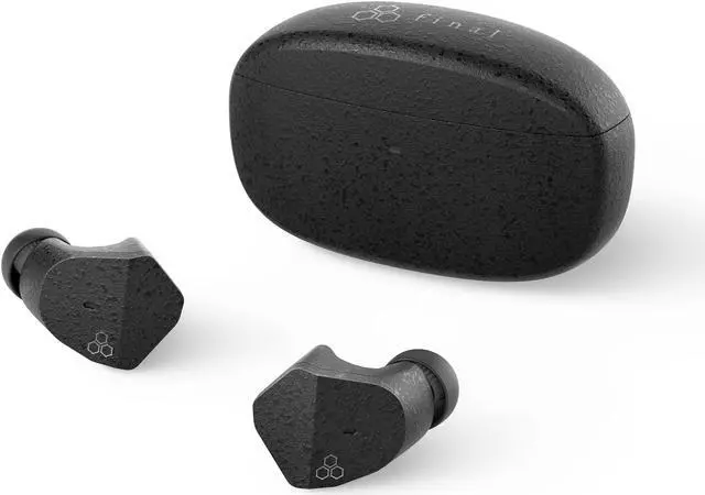 Main image of Final ZE3000 True Wireless Earbuds, Hi-Fi Sound Quality, Maximum 35 Hours Music Playback, IPX4, aptX Adaptive, Touch Sensor, Support Lossless Music Format, Designed in Japan (Black)