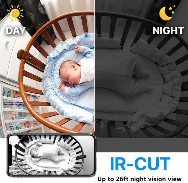 Alt view image 5 of 5 - Smallest Wireless WiFi Camera,HD1080P Spy Camera Hidden Camera,Mini HDVdeo Baby Monitor,Nanny Cam with Night Vision,Motion Detection,Cloud Storage for Security with iOS Android APP for Outdoor/Indoor