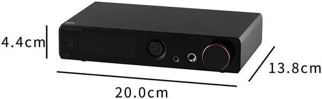 Alt view image 3 of 5 - LEAUDIO Topping L70 Full Balanced NFCA Headphone Amplifier 4Pin XLR/4.4 Balanced/6.35mm SE Output Amp with Remote Control (Black)