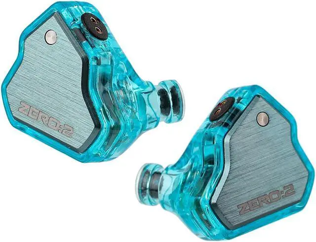 Alt view image 2 of 5 - Linsoul 7Hz x Crinacle Zero:2 in Ear Monitor (Blue) + Tripowin Zonie IEM Cable (2pin-0.78mm, 3.5mm, Blue)