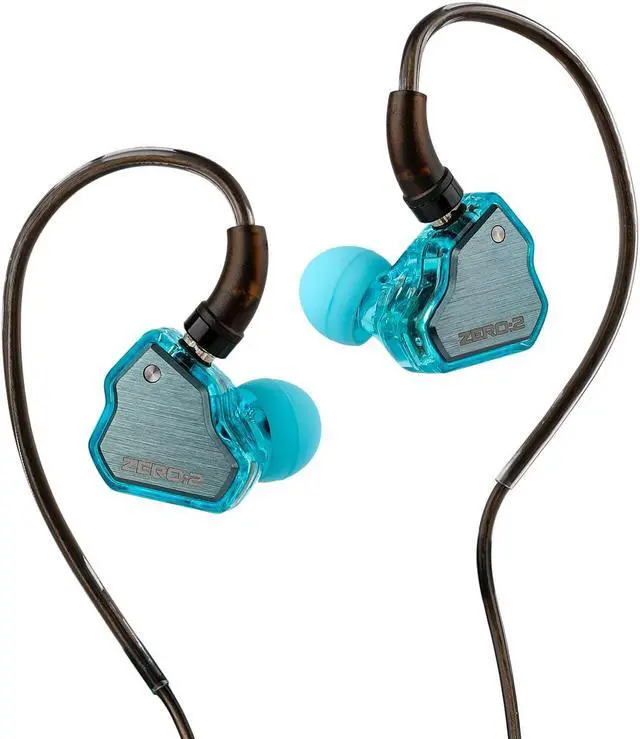 Alt view image 3 of 5 - Linsoul 7Hz x Crinacle Zero:2 in Ear Monitor (Blue) + Tripowin Zonie IEM Cable (2pin-0.78mm, 3.5mm, Blue)