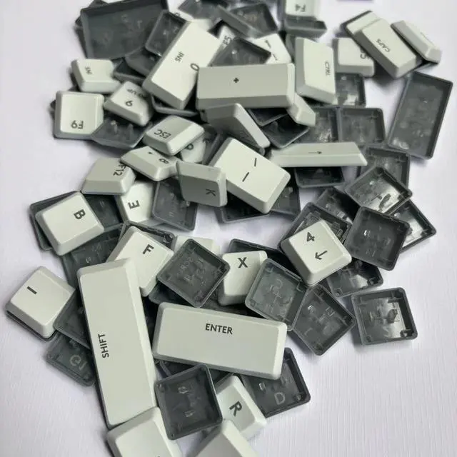 Alt view image 3 of 4 - LZYDD Backlit KeyCap for Logitech G915TKL G915 G913 G815 G813 Keyboard keycaps, 111 Full Keys. Replacement Keycaps DIY Colored Keycaps (White)