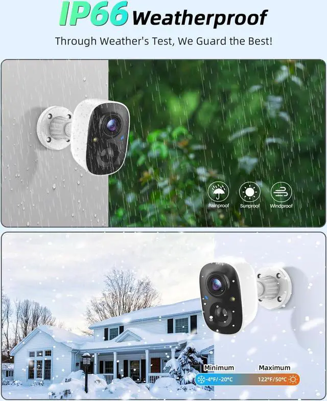 Alt view image 5 of 5 - MaxiViz Wireles Security Camera and Solar PTZ Outdoor Camera Wireless with AI Motion Detection, Color Night Vision, 2-Way Talk, IP66 Weatherproof, SD/Cloud Storageth
