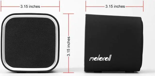 Alt view image 2 of 5 - moloroll Computer Speakers for Desktop PC, Laptop, Mac, USB Powered, Small Wired 2.0 Channels Dual Stereo Clear with Bass Less Distortion
